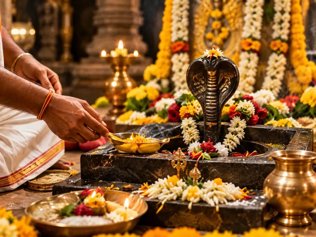 three day puja of narayana nagbali